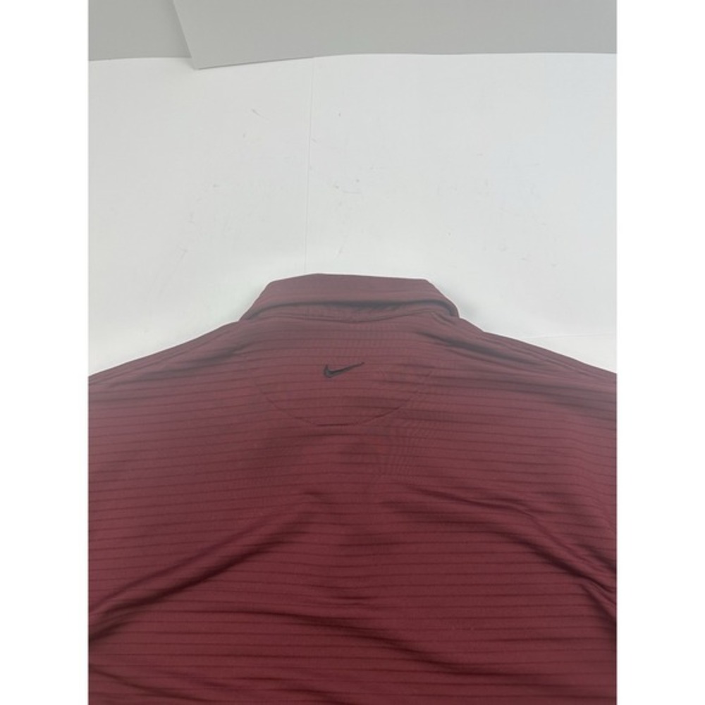 Vintage Nike Golf Spehere Dry Polo Shirt Mens Maroon Short Sleeve Size Medium‎ - Picture 6 of 7